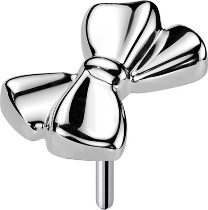 Produktbild Star Piercing Threadless Masche silber (Titan G23, ohne Messing)