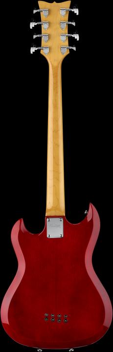 Actual product image Hagstrom Bass Guitar, H8II, Wild Cherry Transparent, 8-String (Electric guitar)