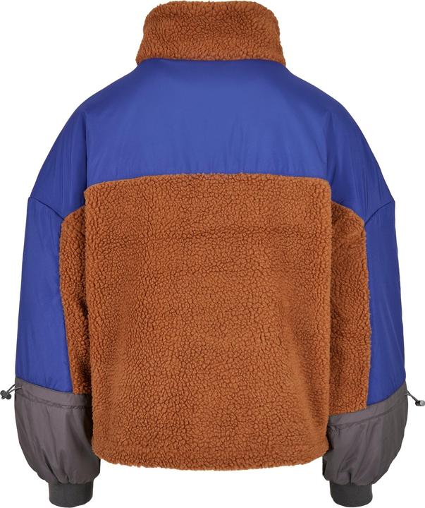 Produktbild Urban Classics Ladies Sherpa 3-Tone Pull Over Jacket (XS)