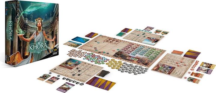 Produktbild Iello 518249 - Khora, Brettspiel, 2-4 Spieler, ab 14 Jahren (DE-Ausgabe) (Deutsch)