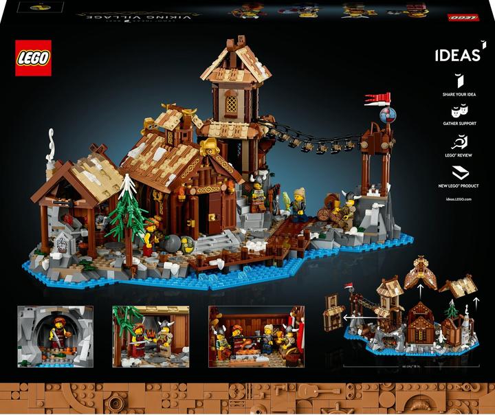 Immagine prodotto LEGO Idee Villaggio Vichingo (21343, LEGO Ideas, Set LEGO rari)