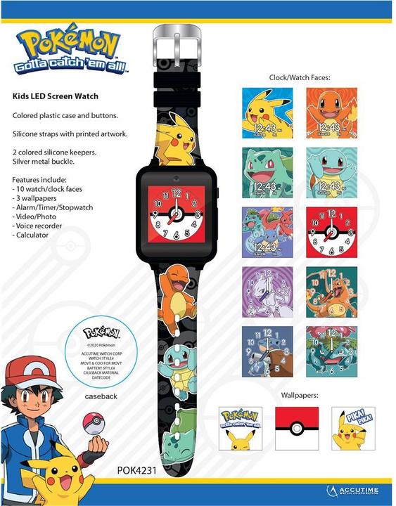 Produktbild Brandunit Kids Smart Watch Pokémon (36 mm)