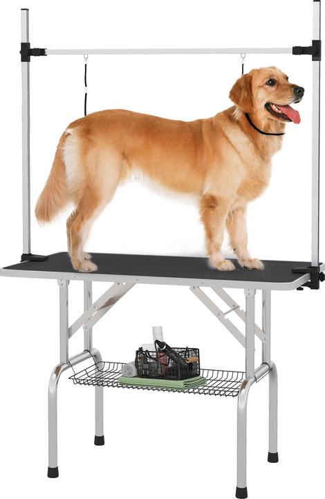 Immagine prodotto PawHut Tavolo per la rifinitura dei cani con barra regolabile (Cane)