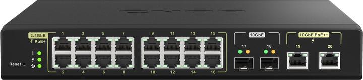 Actual product image QNAP QSW-M2116P-2T2S (20 Ports)
