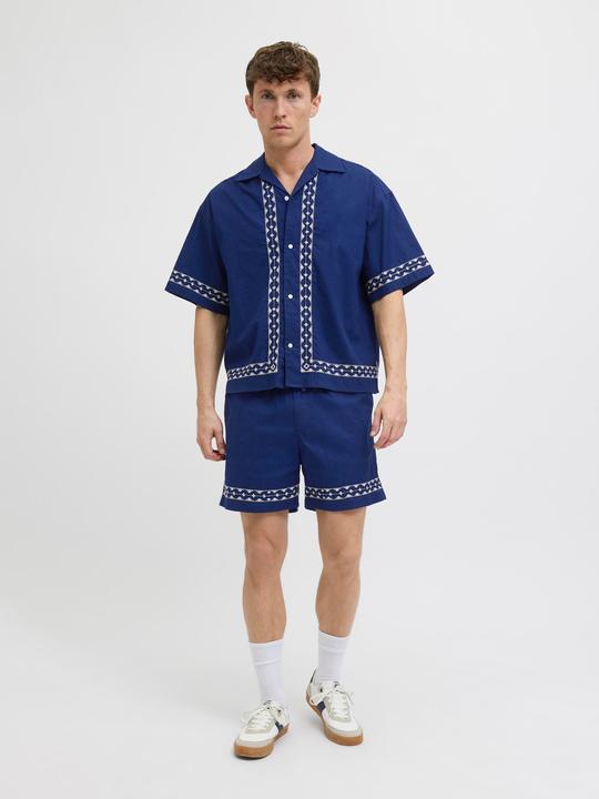 Produktbild Jack & Jones Jordia Emb Crinkle Resort Shirt Ss (S)