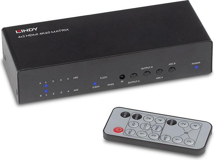Actual product image Lindy matrix switch