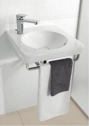 Image du produit Villeroy & Boch V&B Porte-serviettes JOYCE Mont latéral Acier inoxydable brillant