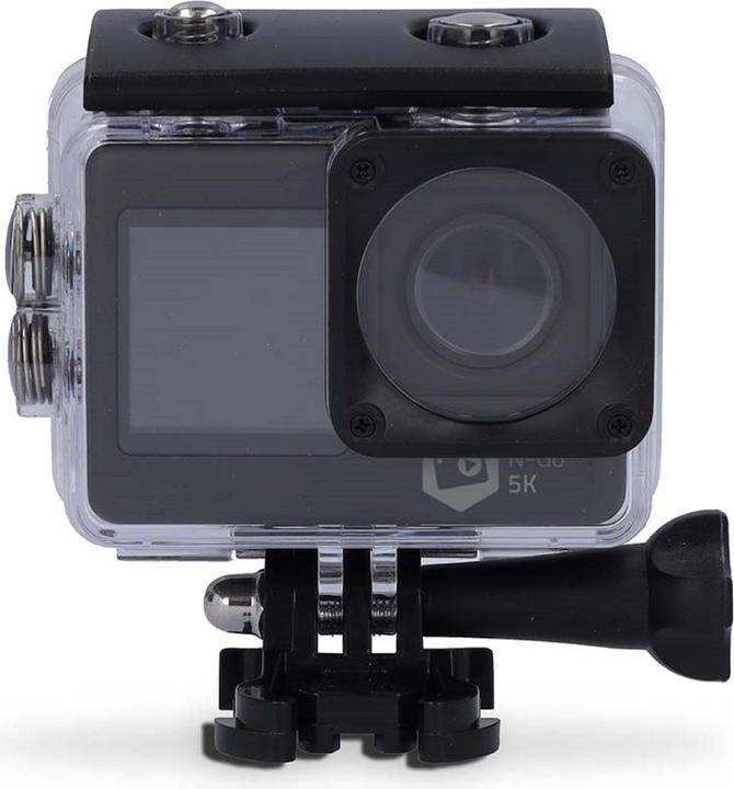 Actual product image Nedis Action Cam | Dual screen | 5K@30fps | 16 MPixel | Waterproof up to: 30.00 m | 80 min | Wi (30p, Wi-Fi)
