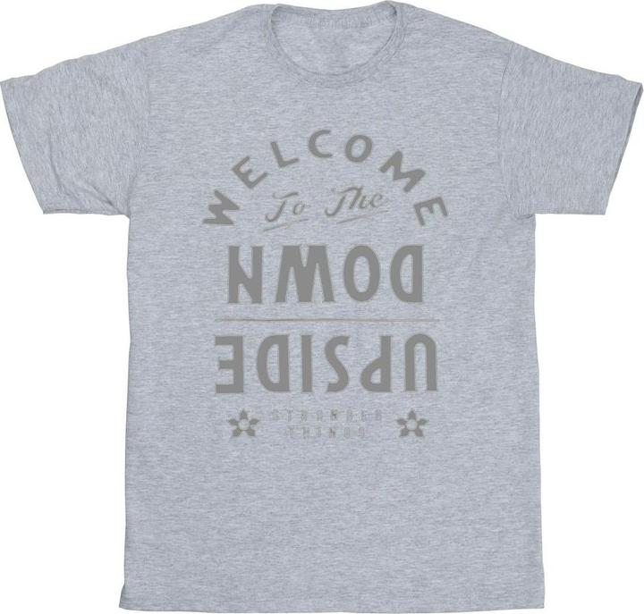 Actual product image Netflix Mens Stranger Things Welcome To Upside Down T-Shirt (XXL)