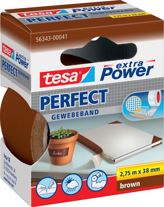 tesa EXTRA POWER PERFECT fabric tape (38 mm)