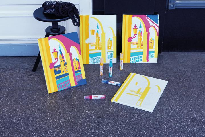 Image du produit Edding Marqueur acrylique 5000 Large (Trafic jaune, 10 mm, 1 x)