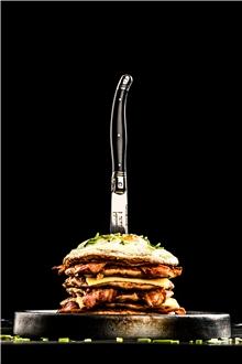 Produktbild Laguiole Premium Line Steakmesser schwarz 1.8mm (6 Stück, Messer)