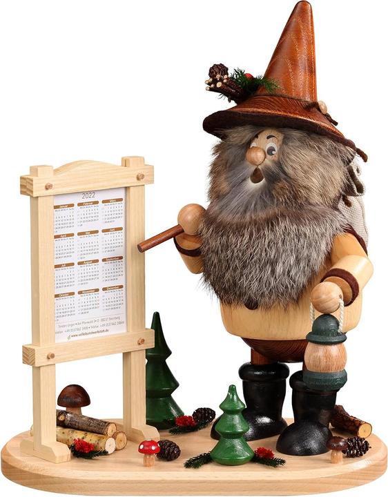 Image du produit DWU Räuchermann Waldwichtel Wanderer aus dem Erzgebirge