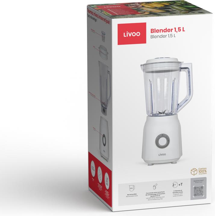 Actual product image Livoo Blender 1.5 L (600 W)