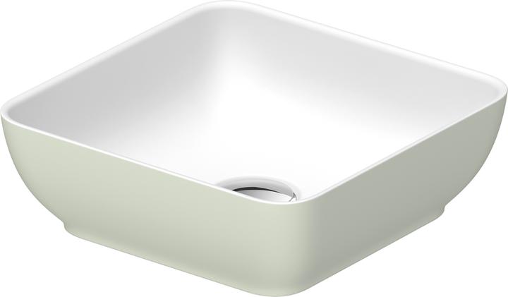 Interior paint white silk matt, Exterior colour pale green matt