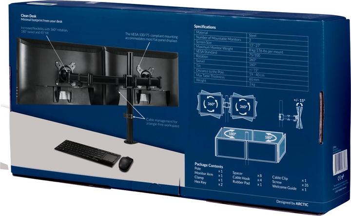 Produktbild Arctic Z2 Basic (Tisch, 25")