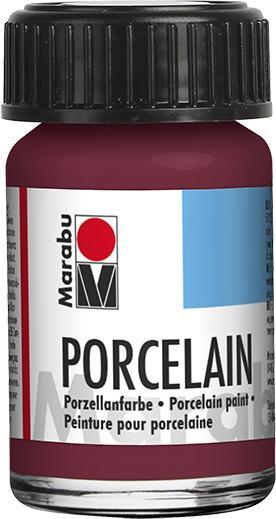 Marabu Porzellanfarbe Porcelain brombeere 223 (Violet, 15 ml)
