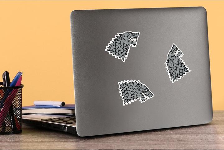 Immagine prodotto Game of Thrones Deluxe Stark Adesivi Misura Confezione 50