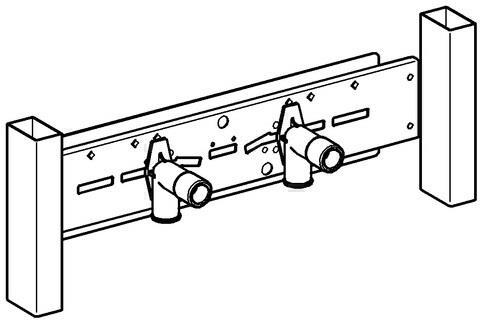 Image du produit Grohe Support de robinetterie RAPID SL pour robinetterie apparente