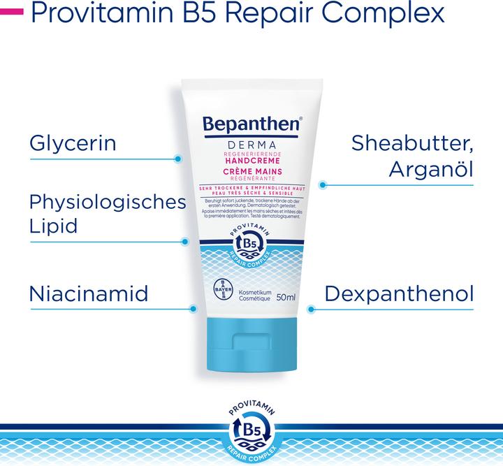 Produktbild Bepanthen Derma Regenerierende Handcrème (50 ml)