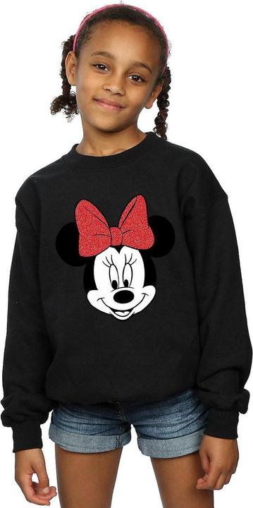 Produktbild Disney Girls Minnie Mouse Head Cotton Sweatshirt (152, 158)