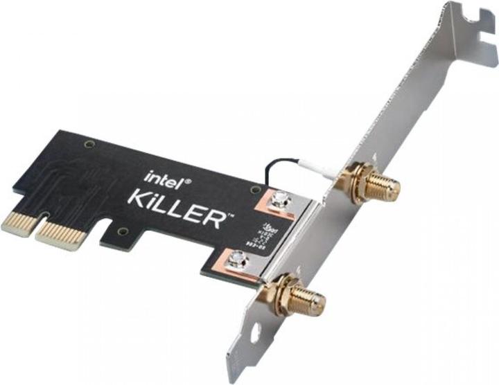 Image du produit Intel Killer Wi-Fi 6E AX1675, Internal, Wireless, PCI Express, WLAN, Wi-Fi 6E (802.11ax), 2400 Mbit/ (Mini PCI Express)