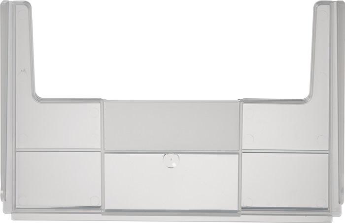 Produktbild LA-KA-PE Trennwand für Regalkasten B. 230 mm PP transparent, offen (23 cm)