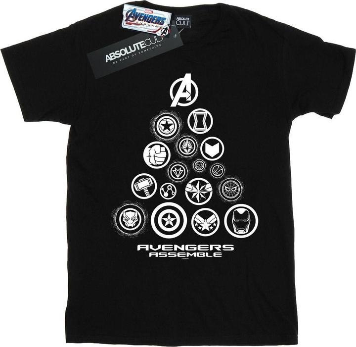 Actual product image Mens Avengers Endgame Pyramid Icons T-Shirt (M)