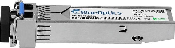Actual product image BlueOptics Compatible Telco Systems BTI-MGBIC-GEX-DD-LC BO05C13640D SFP Transceiver, LC-Duplex, 1000BASE-LH