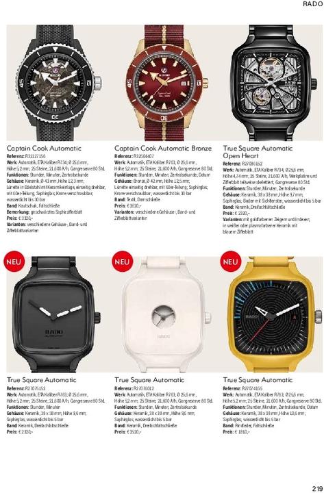 Image du produit Armbanduhren Katalog 2021/2022 (Allemand, Peter Brown, 2021)