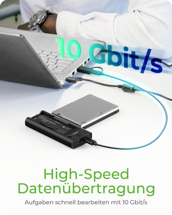 Immagine prodotto Icy Box DockingStation per unità SSD NVMe M.2 e SATA IB-180MS-C31