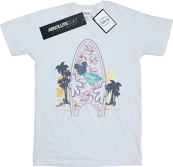 Actual product image Disney Mens Mickey Mouse Surf Fever T-Shirt (3XL)