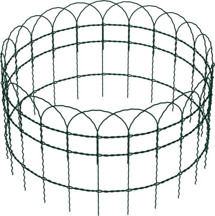 Actual product image Wiltec Garden Fence 0.65x25m Green, Weatherproof and Rust-Resistant Wire Mesh