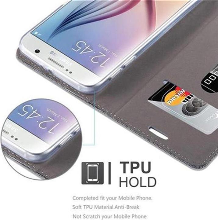 Produktbild Cadorabo Book Jeans Optik Cover (Samsung Galaxy S6)