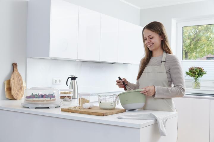 Actual product image Emsa Prep&Bake plastic mixing bowl grey+green 2.8L (2.80 l, 1 x)