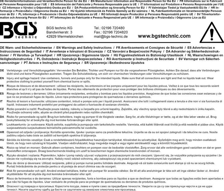 Immagine prodotto BGS Pompa multiuso | 2 l