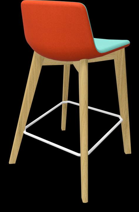 Actual product image Narbutas Twist & Sit Bar Stool
