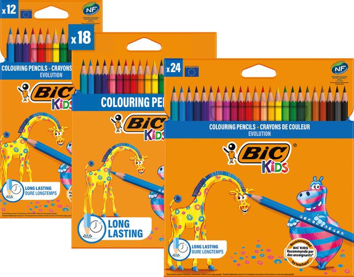 Produktbild Bic Kids Farbstifte Evolution (Mehrfarbig, 12 x)