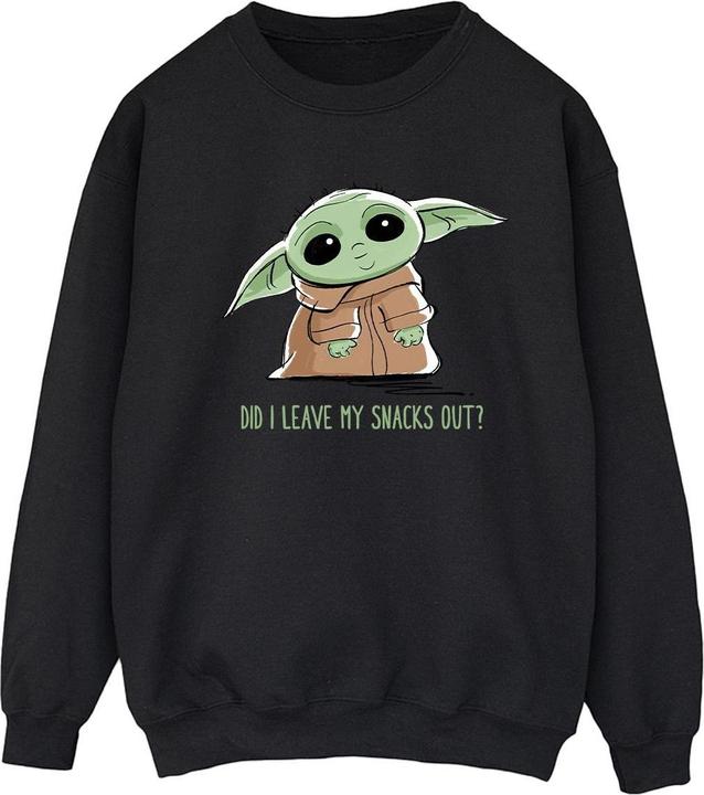 Produktbild Star Wars The Mandalorian Grogu Snacks Meme Sweatshirt (M)