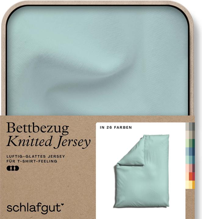 Immagine prodotto schlafgut Knitted Jersey (Copripiumino, 140 x 200 cm)