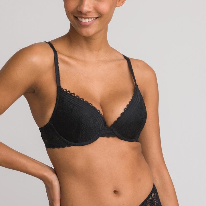 Image du produit La Redoute Collections Push-up-BH aus Recycling-Spitze (65 B)