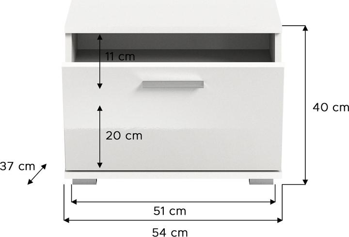 Immagine prodotto Xonox Home Set di mobili armadio Prego 4 pezzi