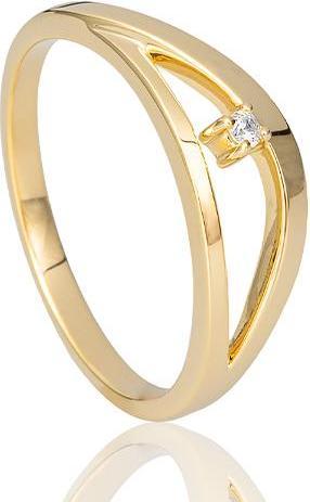 Produktbild Breuning RING - BRILL. 0,025 Ct. H/si (60, 750/18 K Gold)
