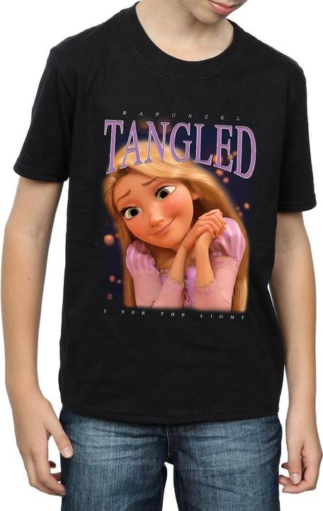 Image du produit Disney - T-shirt TANGLED RAPUNZEL MONTAGE - Garçon (128)