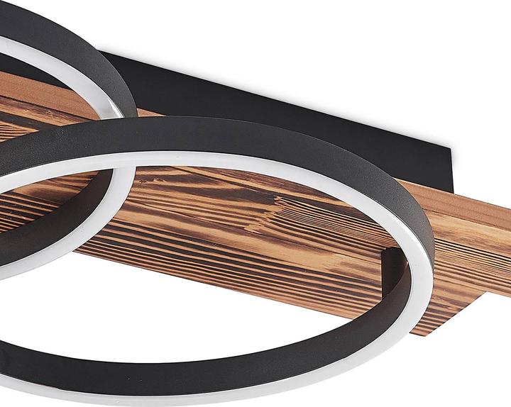 Image du produit Lindby Sentoa Plafonnier à LED, à deux lampes (1200 lm)