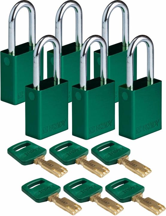 Immagine prodotto Brady Lucchetti di sicurezza in alluminio SafeKey