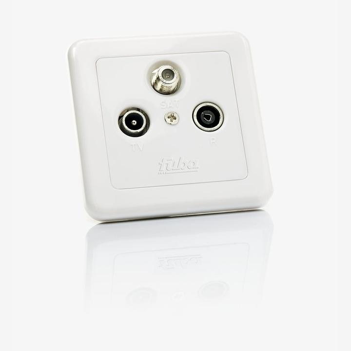 Produktbild Fuba GAD 300 - SAT + TV + Radio - 3 dB - Weiss (3 dB, Antennendose)