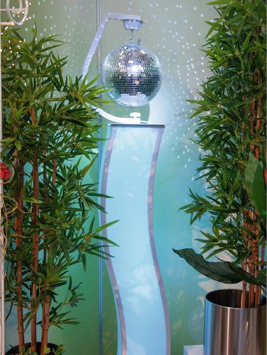 Actual product image Eurolite Tripod mount with motor for mirror balls up to 50cm ws + quick connect link (50 cm)