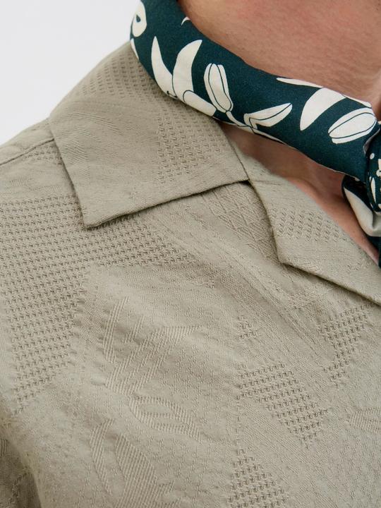 Actual product image Jack & Jones Jprbluluke Jacquard Resort S/S Shirt Ln (XL)