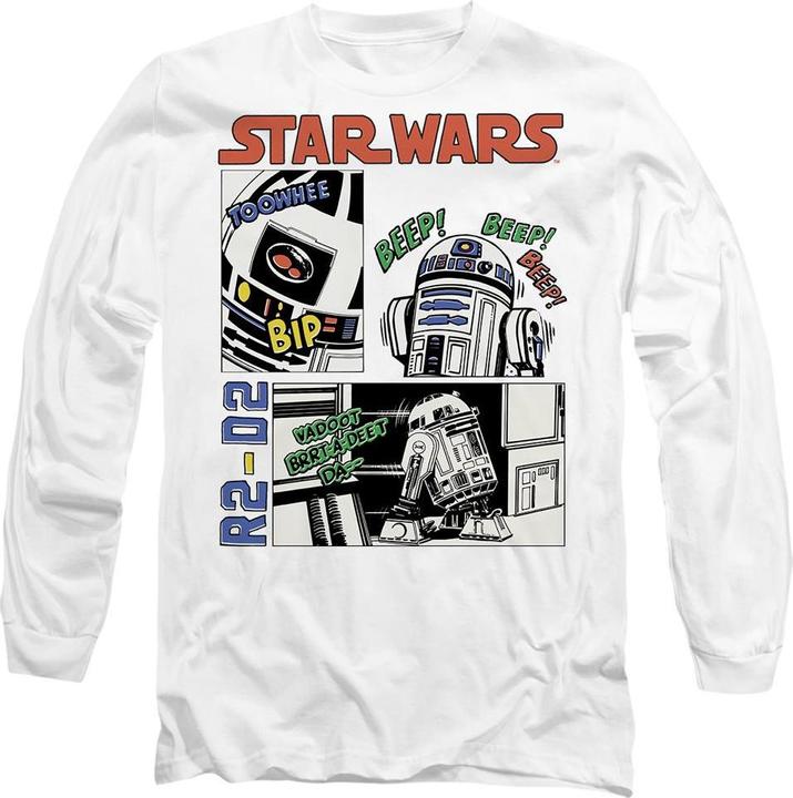 Actual product image Star Wars Unisex Adult Beep Boop R2-D2 T-Shirt (L)